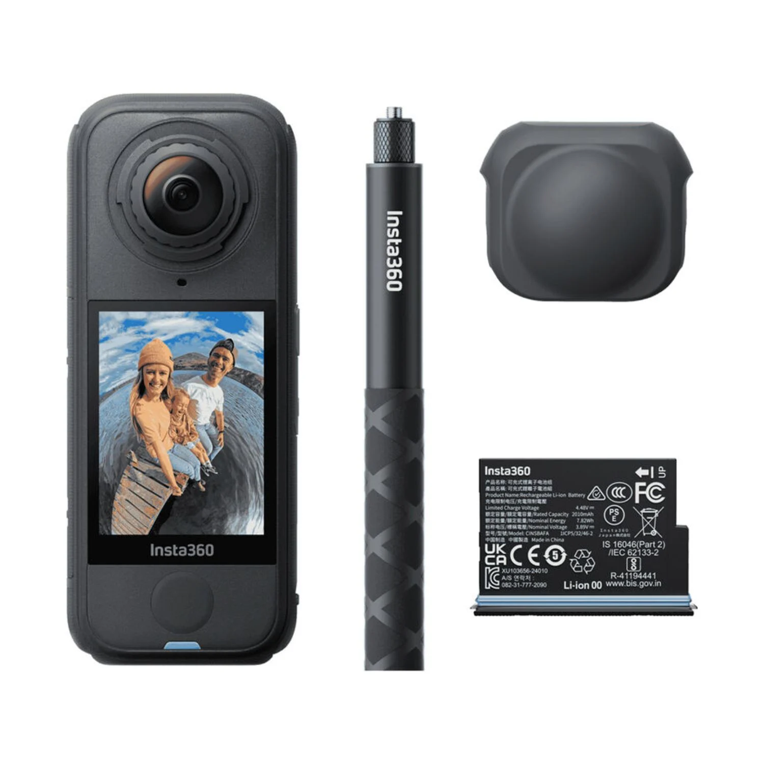 Insta360 X4 Air Starter Bundle (Black) – 8K 360° Action Camera Kit
